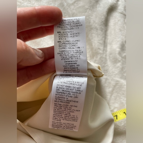 Ermanno Scervino Beige Pull Up  Relaxed Fit Pants Size 40 Small - Picture 11 of 11